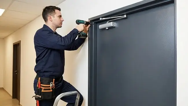 Дверной доводчик на входной двери